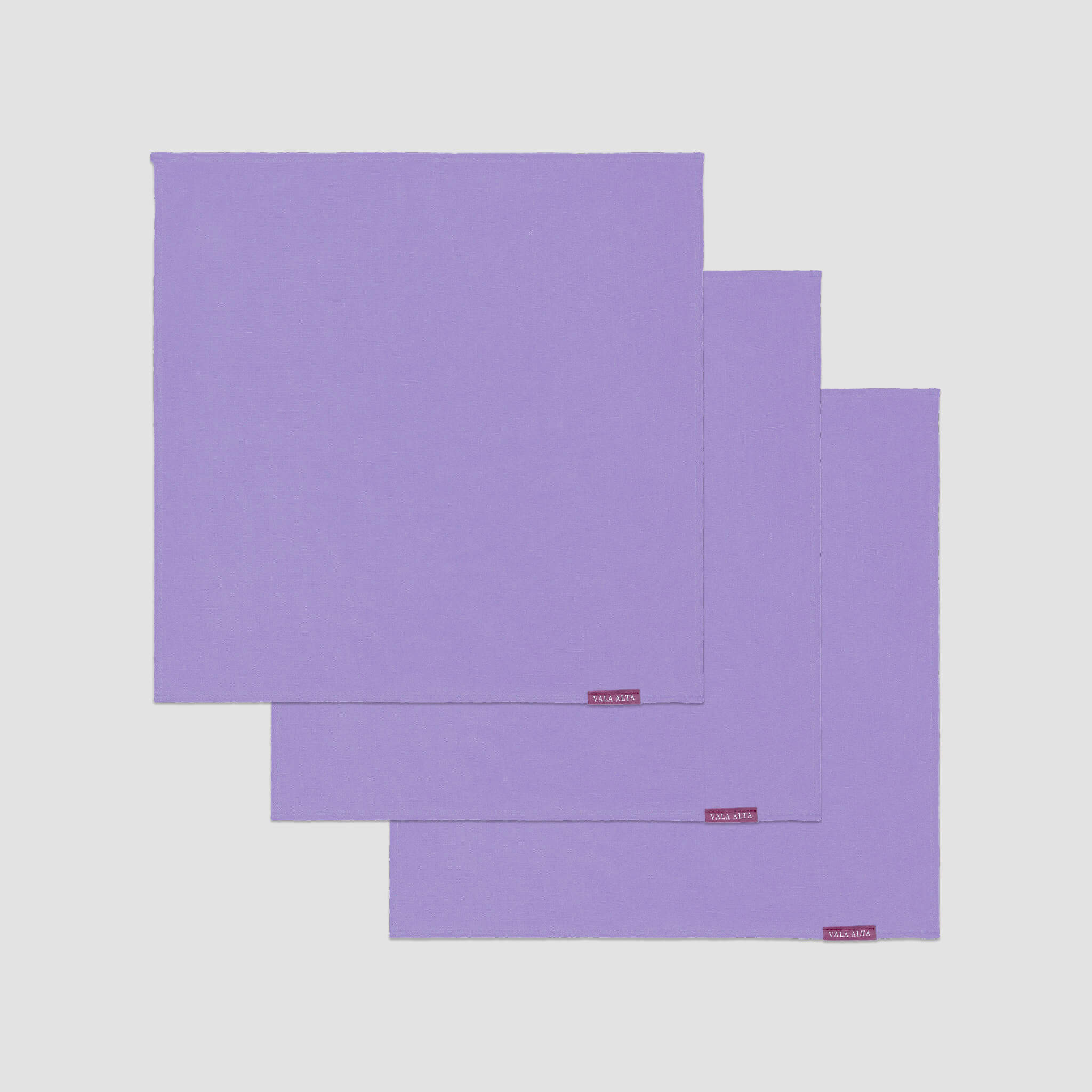 Lavender - Linen handkerchief - 5 Pack